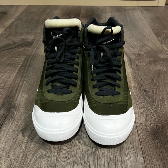 Nike drop-type lx mid green men’s athletic shoes size 12 - Picture 3 of 5